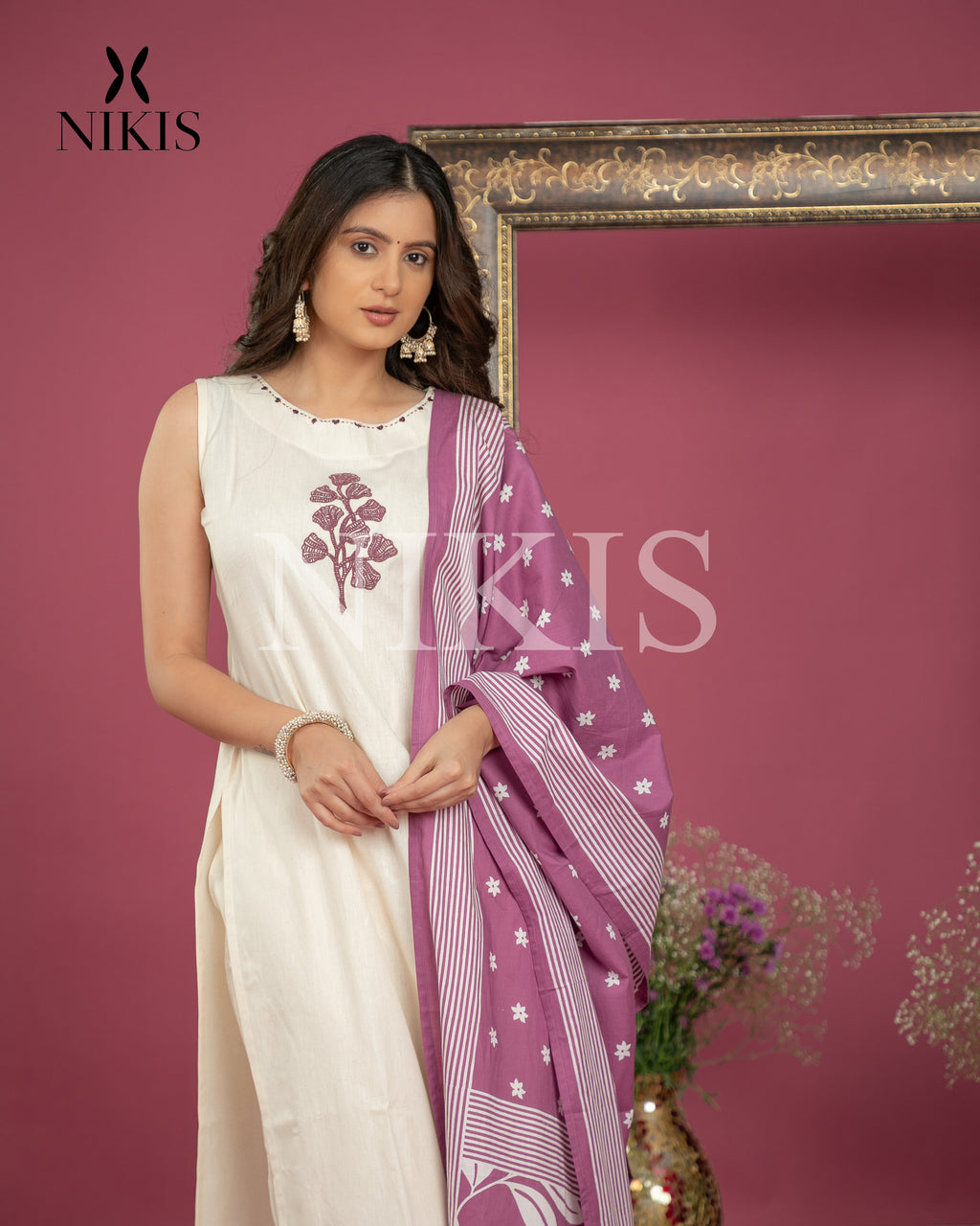 CT MIX DUPATTA SET