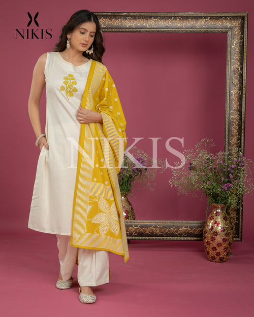 CT MIX DUPATTA SET